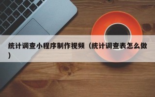 长葛统计调查小程序制作视频（统计调查表怎么做）