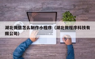 长葛湖北微信怎么制作小程序（湖北微程序科技有限公司）